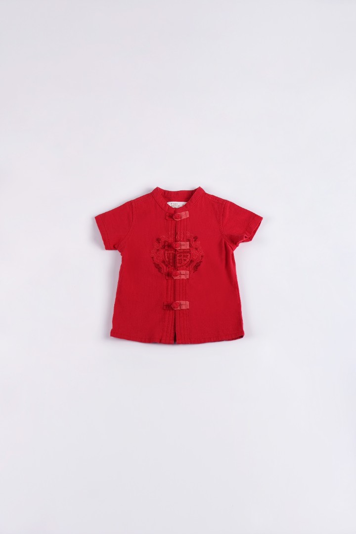 Embroidered Samfu Shirt