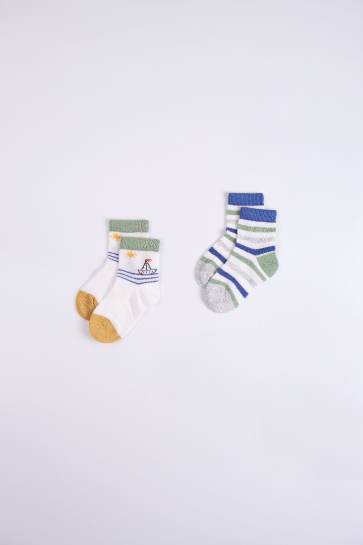 2-Pack of Graphic Socks