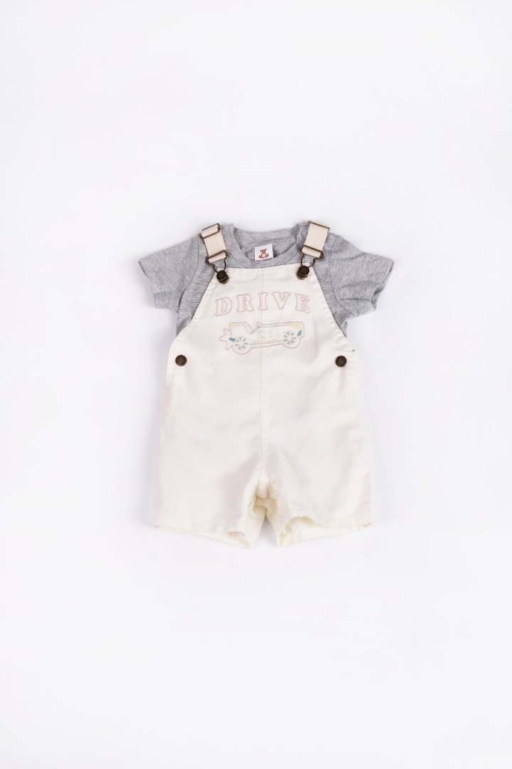 Embroidered Dungaree