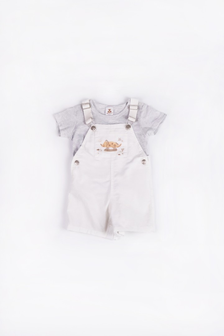 Embroidered Dungaree