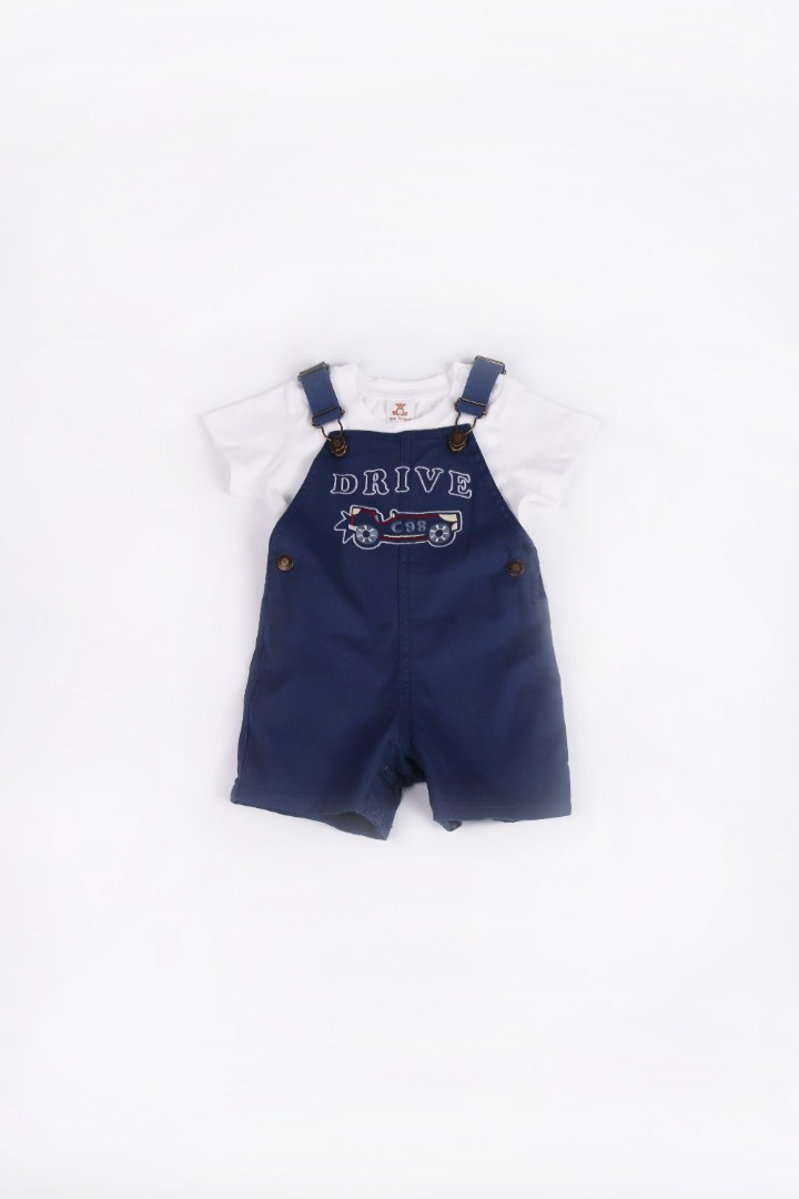 Embroidered Dungaree